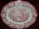 TAVA / PLATOU DIN PORTELAN ENGLEZESC ENOCH WEDGOWOOD LOCHS OF SCOTLAND