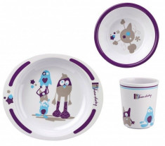 Set pentru masa din melamina LITTLE MONSTER Thermobaby foto