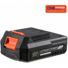 Acumulator Heinner HR-LAC001, 18 V, 2 Ah, tehnologie OnePower