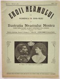 Revista veche Eroii Neamului regina Maria regele Ferdinand 1924