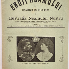 revista veche Eroii Neamului regina Maria regele Ferdinand 1924