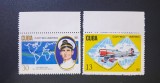 Cuba 1971 Aniversarea a XXXV-a a Zborului Camag&uuml;ey&ndash;Sevilla Set 2v Poștă Aeriană Neștampilat (Margine de Coală) - A90