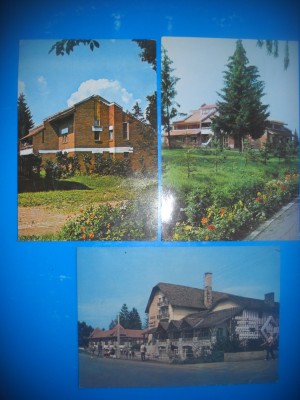 HOPCT LOT 3731 -3 CARTI POSTALE-IZVORUL MURESULUI -JUD HARGHITA-CIRCULATE foto
