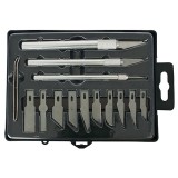 Set de scalpele Strend Pro CS380, 17 piese pentru taiere precisa