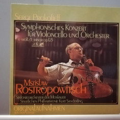 Prokofieff – Symphonic Concerto for Cello (1988/Ariola/RFG) - VINIL/RAR/NM+