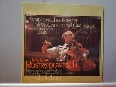 Prokofieff &amp;ndash; Symphonic Concerto for Cello (1988/Ariola/RFG) - VINIL/RAR/NM+ foto