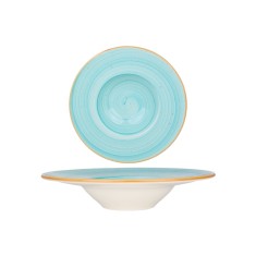 Bonna Farfurie cu paste - Aqua - Por&Aring;&pound;elan - 28 cm (400cc) - set de 2