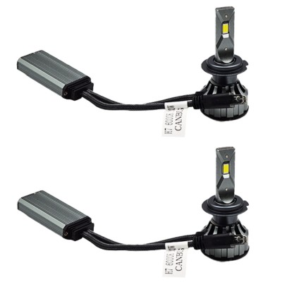 Set 2 becuri LED V20 H7, 120W/set, Canbus, 9/48V, 12000lm foto