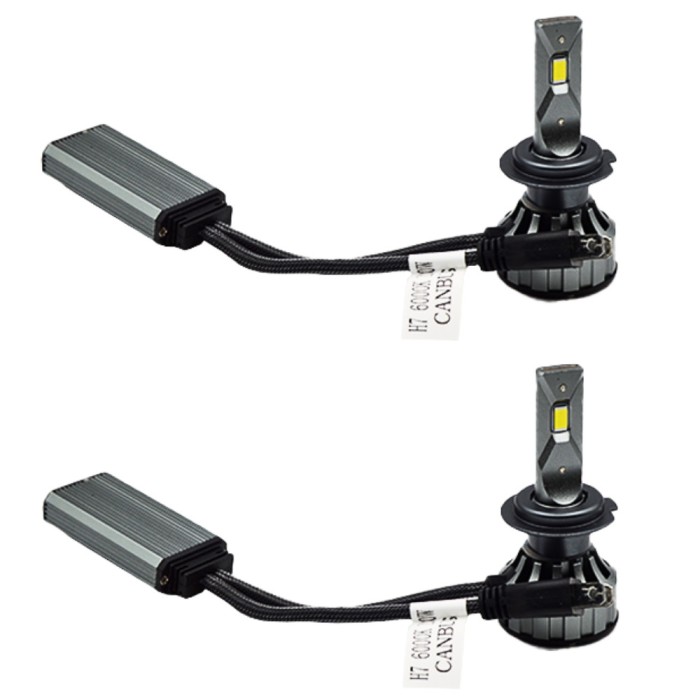 Set 2 becuri LED V20 H7, 120W/set, Canbus, 9/48V, 12000lm