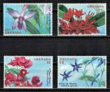 GRENADA 2000 - Flori / serie completa MNH, Nestampilat