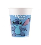 Set 8 pahare de hartie Stitch si Angel 200 ml
