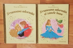 Set 2 carti Frumoasa adormita. Disney. Povesti din colectia de aur foto