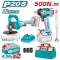TOTAL - KIT COMBO 20V ( MASINA DE INSURUBAT ,MASINA DE POLISAT, BLENDER) PowerTool TopQuality