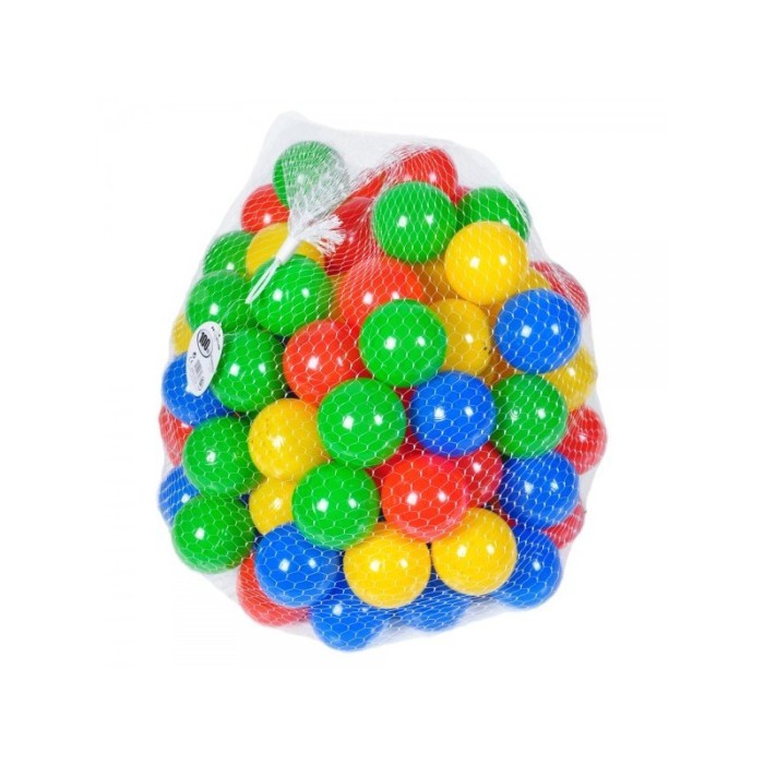 Set bile colorate din plastic pentru loc de joaca, 50 bucati , Picodino
