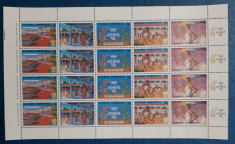 Coala timbre MNH - Grecia - Olimpiada de vara 1988 foto