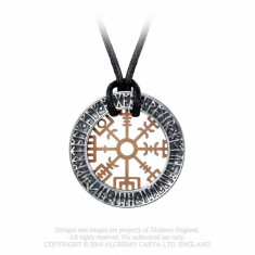 Pandantiv viking Niu Heimar Vegvisir foto