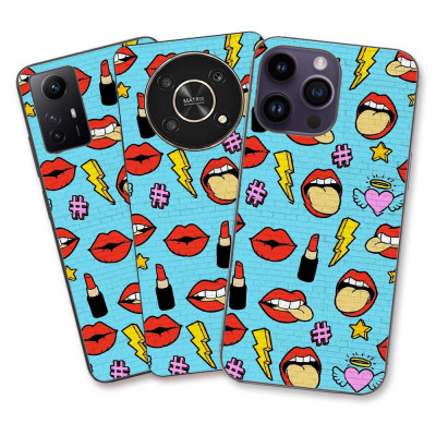 Husa Apple iPhone 11 Silicon Gel Tpu Model Pop Art Lips foto