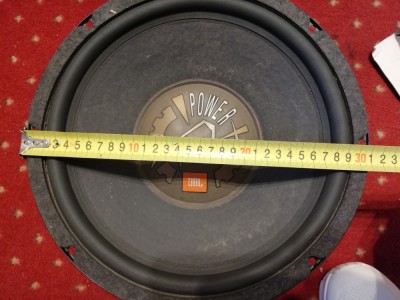 Subwoofer auto JBL model GT122 - Vintage/Rare/Perfecta Stare/made in USA foto