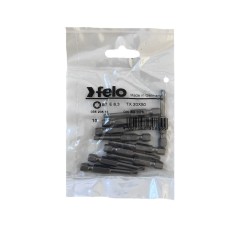 Set 10 biti Felo, seria Industrial profil Torx, E6.3, TX20, 50mm foto