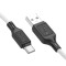 Cablu USB-A la USB-C Hoco X90 3 A, 1 m , Alb