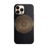 Husa compatibila cu Apple iPhone 11 Pro Max model Gold Mandala, Silicon, TPU, Viceversa, Transparent, Carcasa