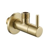 Robinet colțar 1/2" x 3/8" Brush Gold