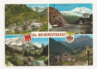 AT6 -Carte Postala-AUSTRIA- Arlbergstrasse, TIrol, circulata 1970 foto