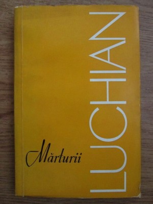 Marin Mihalache - Marturii despre Luchian foto