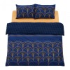 Lenjerie kingsize, bumbac,132 TC, Wave, Heinner