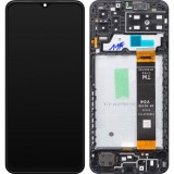 Cumpara ieftin Display cu Touchscreen Samsung Galaxy A13 A135, cu Rama, Negru, Service Pack GH82-28508A