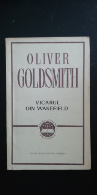 myh 712f - Oliver Goldsmith - Vicarul din Wakefield - ed 1967 foto