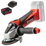 Einhell TE-AG 18/115 Li + Starter Kit - Polizor unghiular 115 mm + Set 1 acumulator si incarcator Li-Ion 18 V 4 Ah