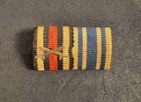GERMANIA - WW I BARETA DECORATIILOR CRUCEA HINDENBURG CU SABII + CRUCEA BAVAREZA A MERITULUI MILITAR . IM1.240