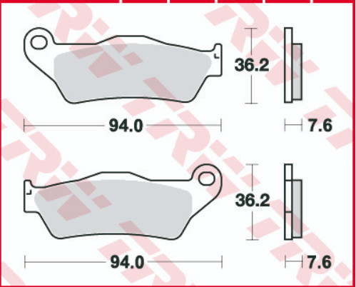 Placute frana fata KTM exc,tpi,sx,sxf 92-20 TRW