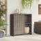 Dulap de depozitare Gossi gri 100x36x102 cm ratan