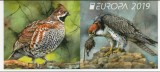 Bulgaria 2019 - Europa Cept - Păsări protejate, carnete MNH