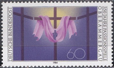 Germania 1984 - A 350-a aniversare a Piesei Pasiuni din Oberammergau, MNH foto