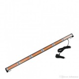 Rampa LED COB Galbena 66cm, 108W, 12-24V, 14 Moduri Flash, Federal Signal, Girofar Auto