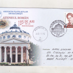 bnk fil Plic ocazional 125 ani Ateneul Roman Bucuresti 2013