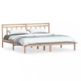 Cumpara ieftin Cadru de pat, 200x200 cm, lemn masiv de pin