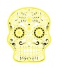 Sticker decorativ, Skull, 78 cm, 216STK-4, natura si peisaje