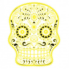 Sticker decorativ, Skull, 78 cm, 216STK-4