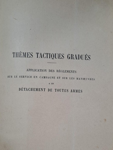 Themes tactiques gradues