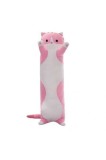 Pisica De Plus Tip Perna, Lunga, Moale, 50 Cm, Roz
