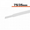 Tub termocontractibil alb 70mm/ 35mm 0.5m, Generic