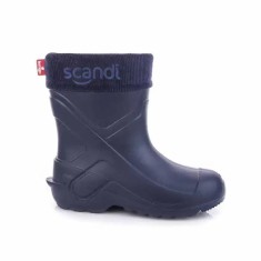 Cizme de ploaie pentru copii, Lemigo, Spuma EVA, Bleumarin, Marimea 37 foto