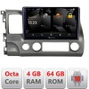 Navigatie Honda Civic Sedan 5510-044 Android Octa Core 720p 4+64 DSP 360 camera carplay android auto CarStore Technology