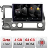 Navigatie Honda Civic Sedan 5510-044 Android Octa Core 720p 4+64 DSP 360 camera carplay android auto CarStore Technology