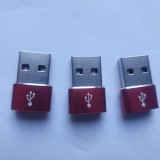 3 adaptoare USB-C OTG, voltage 5V, noi, in tipla