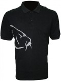 Tricou Zfish Carp Polo T-Shirt, Black, Marimea L